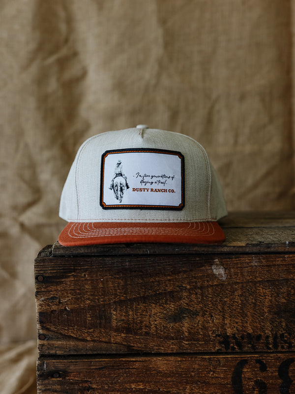 Blazing trails - Western, Cr�me merle and rust rucker Cap, adjustable snapback, cotton acrylic, tough fabric