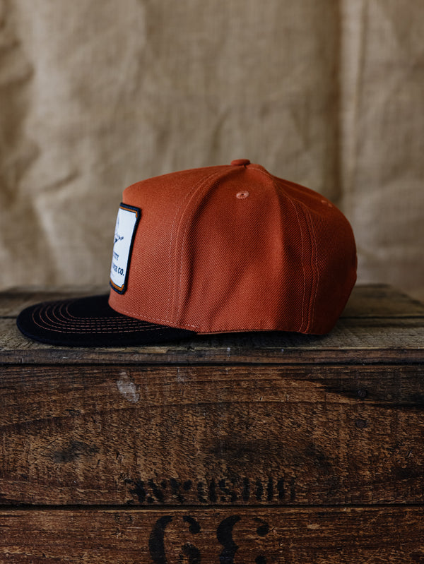 Rust Rider - Western Trucker Cap, Acrylic Cotton blend, adjustable snapback, cowboy style