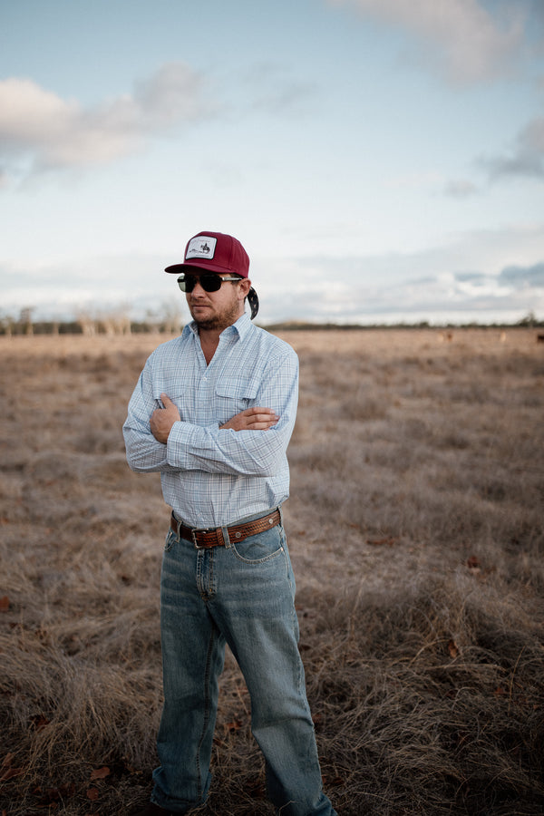 RANCH CAP Maroon Cowpoke