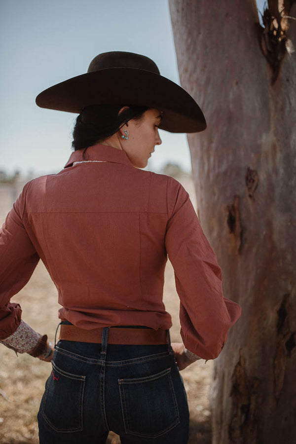 ARENA BLOUSE in Chesnut