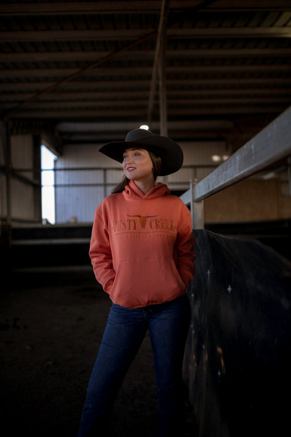 LADIES HOODIE in Chilli Pepper