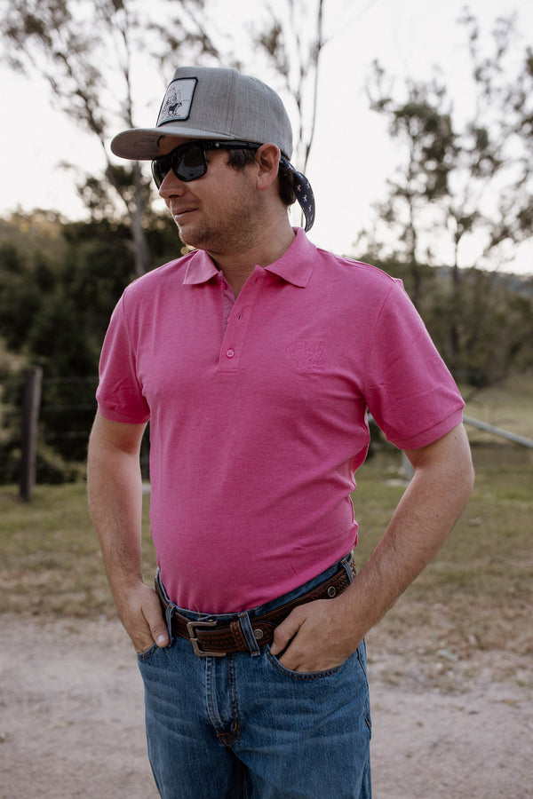 MENS POLO Merle Pink