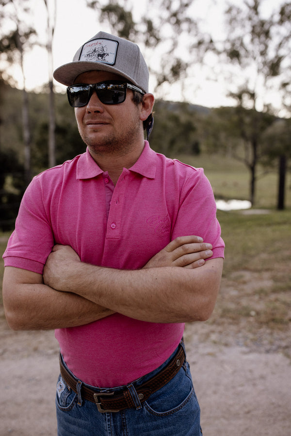 MENS POLO Merle Pink