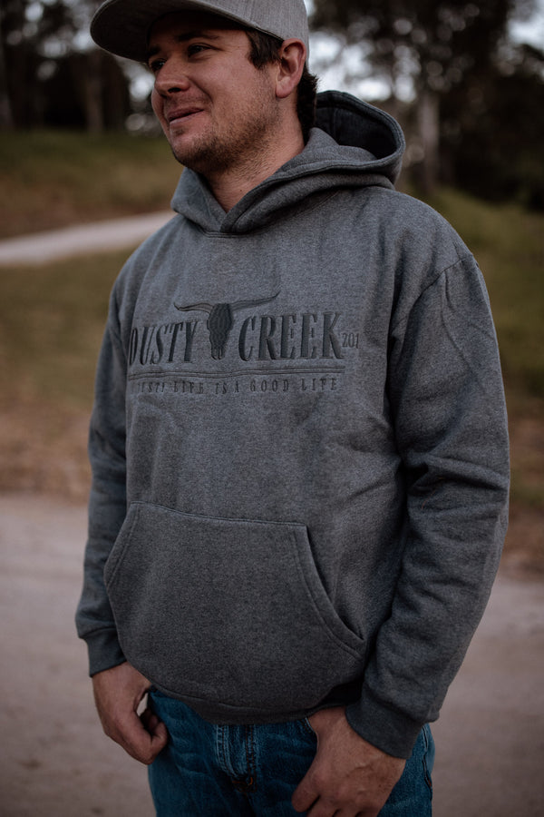 MENS HOODIE in Merle Grey