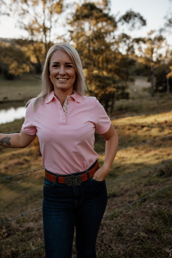 LADIES POLO Light Pink