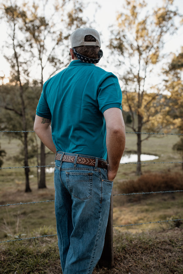 MENS POLO Teal